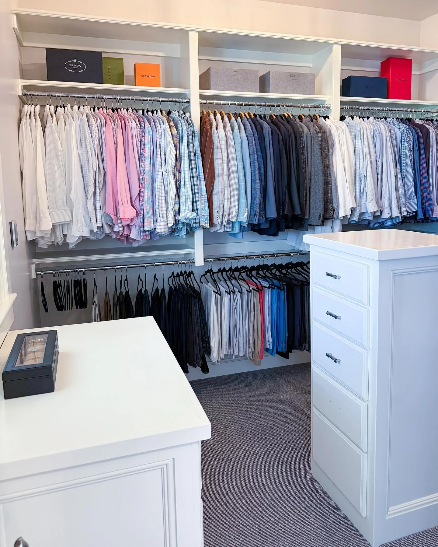 Warning!! Ladies, if you get your closet organized, there&rsquo;s a strong chance he&rsquo;s going to get jealous and want his to be transformed too! Don&rsquo;t worry, we have all the right solutions for him and will even make sure he learns a new h