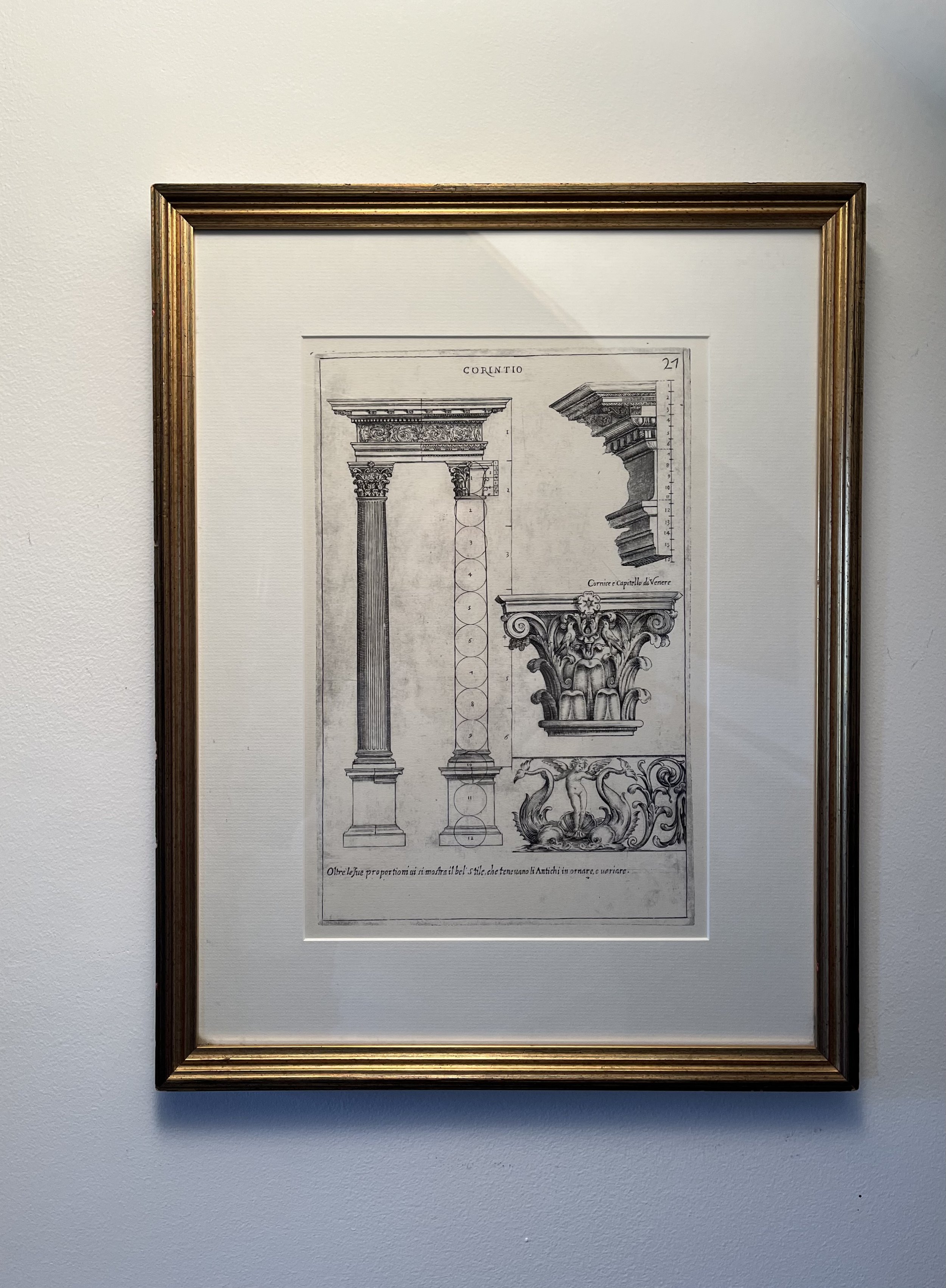 Architectural Column Print