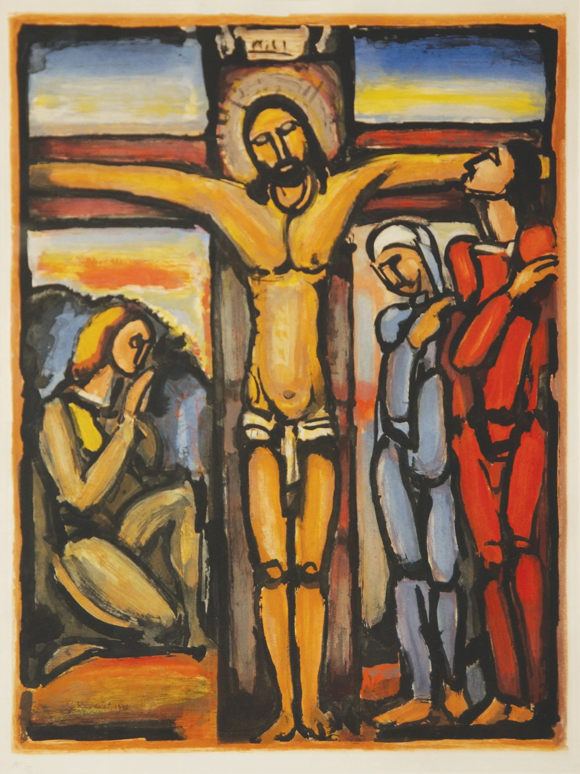 Christ on the Cross by Georges Rouault