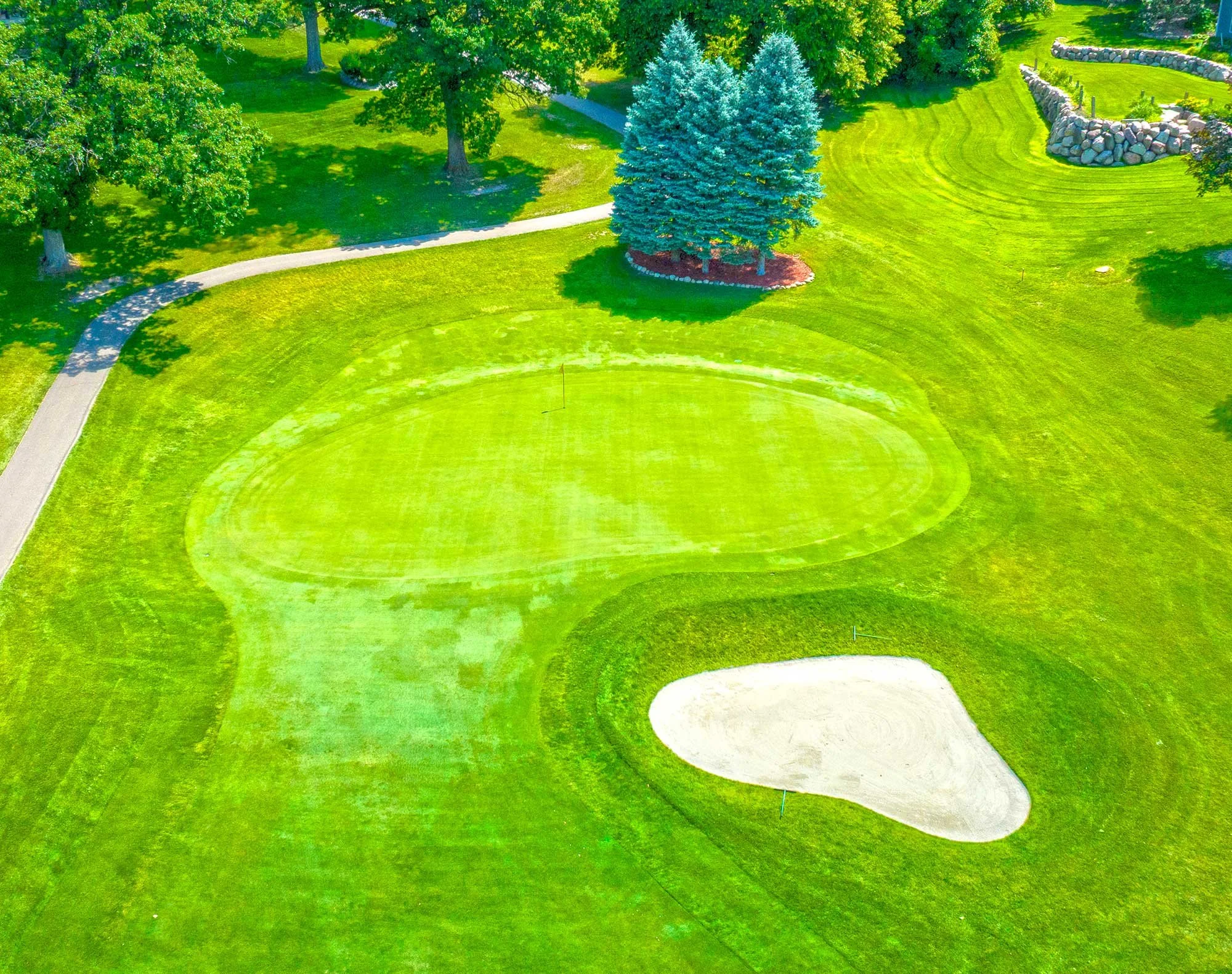 Deer Run Hole 8 Green