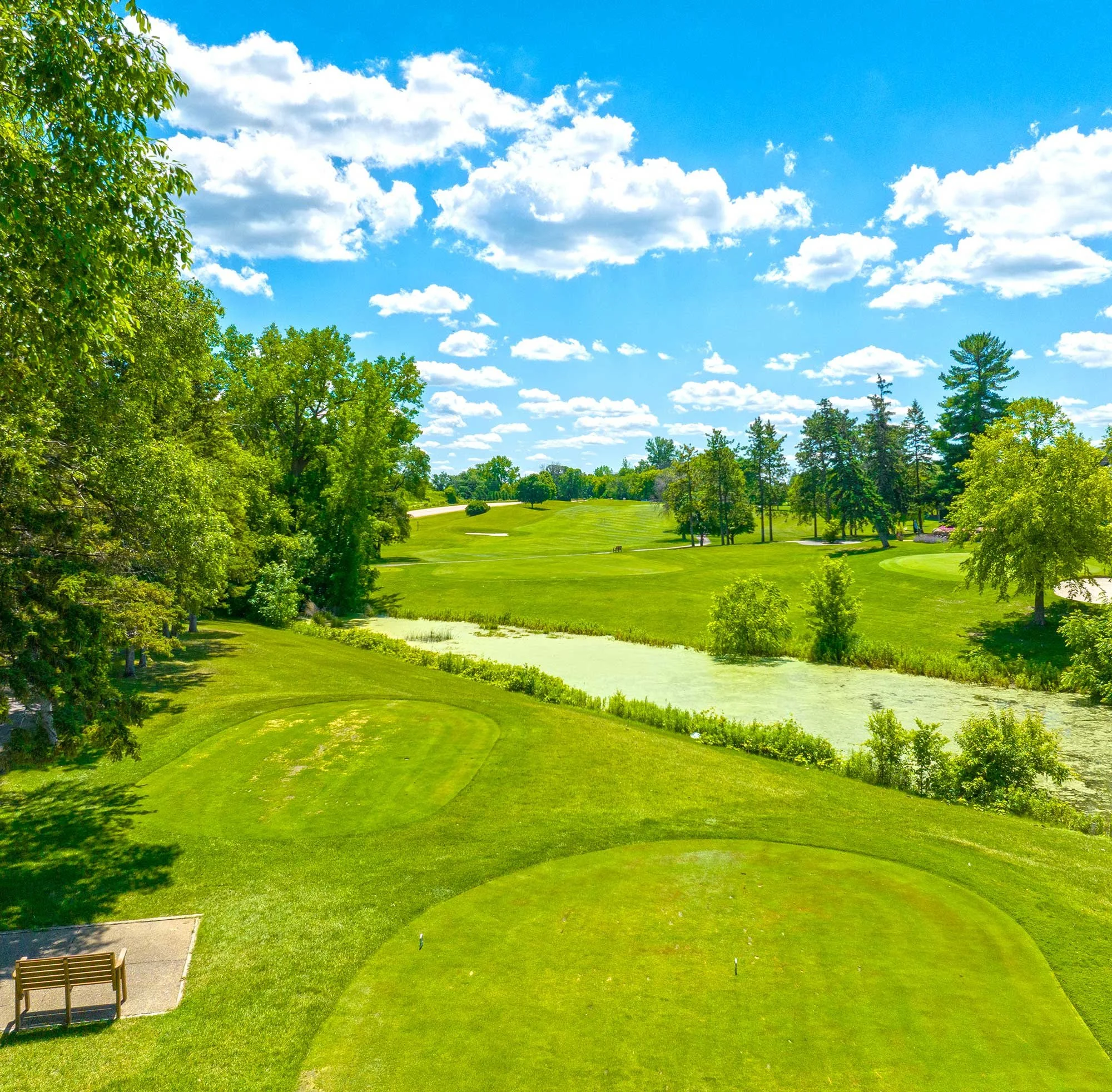 Deer Run Hole 10 Tee Shot