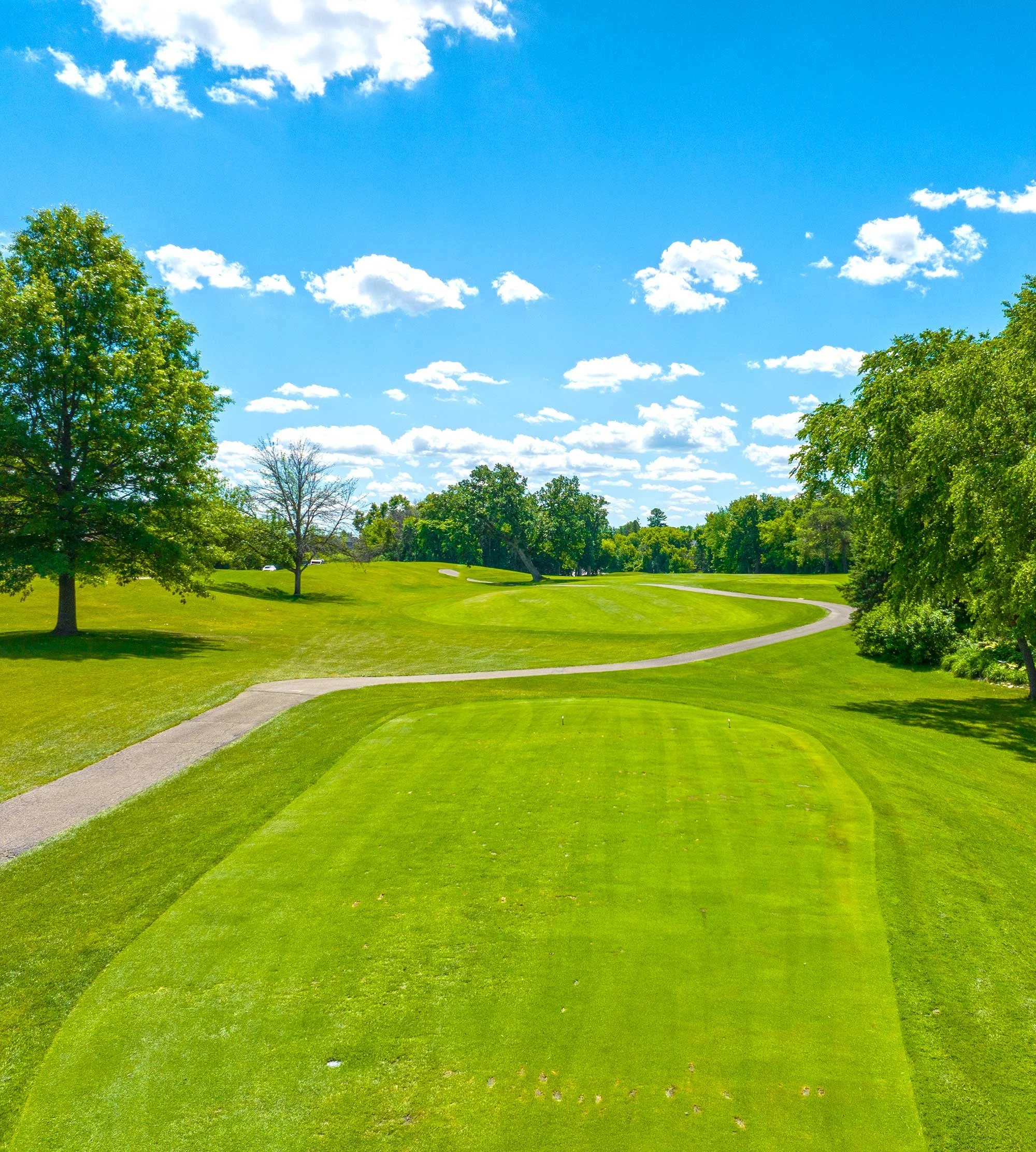 Deer Run Hole 9 Tee Shot