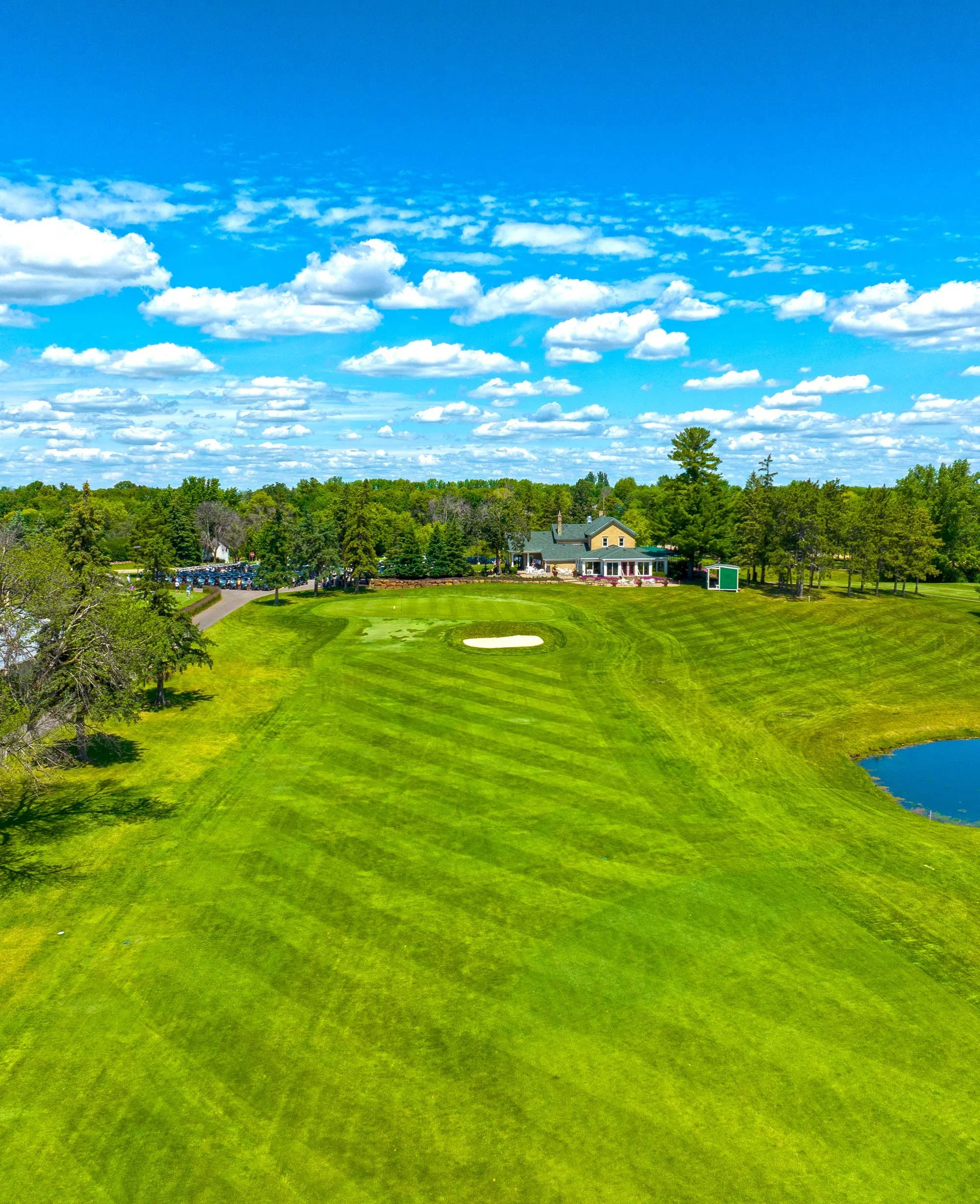 Deer Run Hole 18 Approach