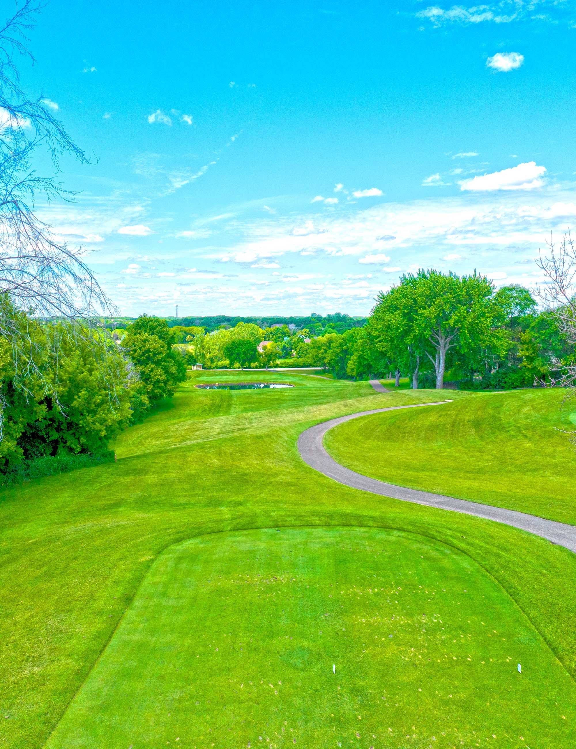 Deer Run Hole 13 Tee Shot