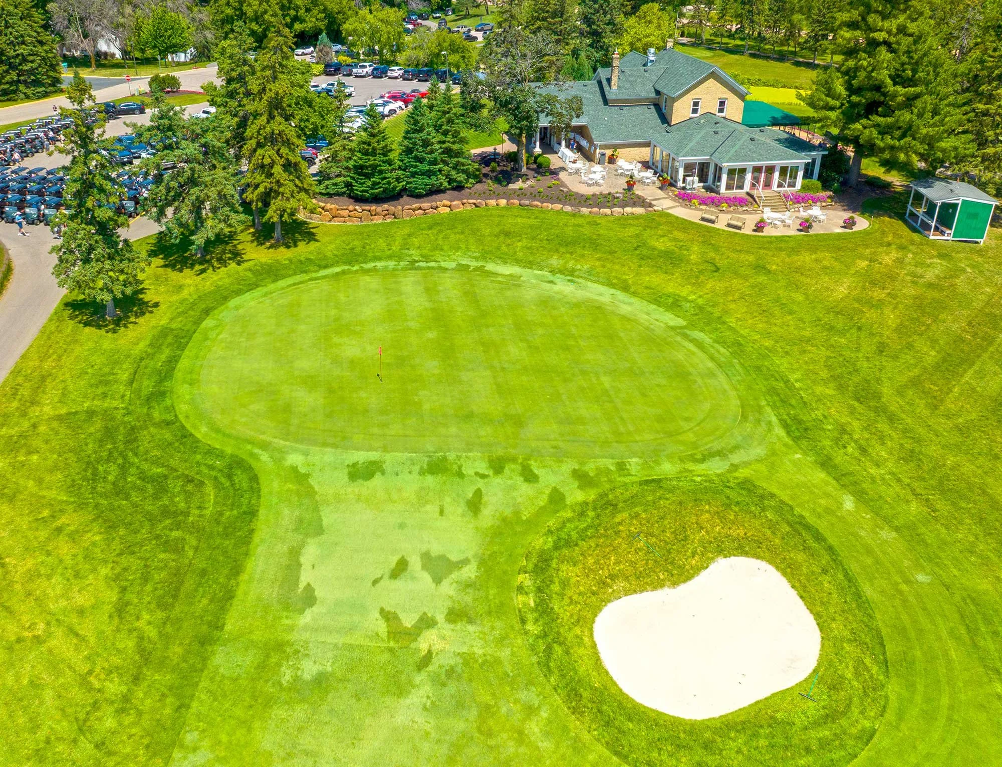 Deer Run Hole 18 Green