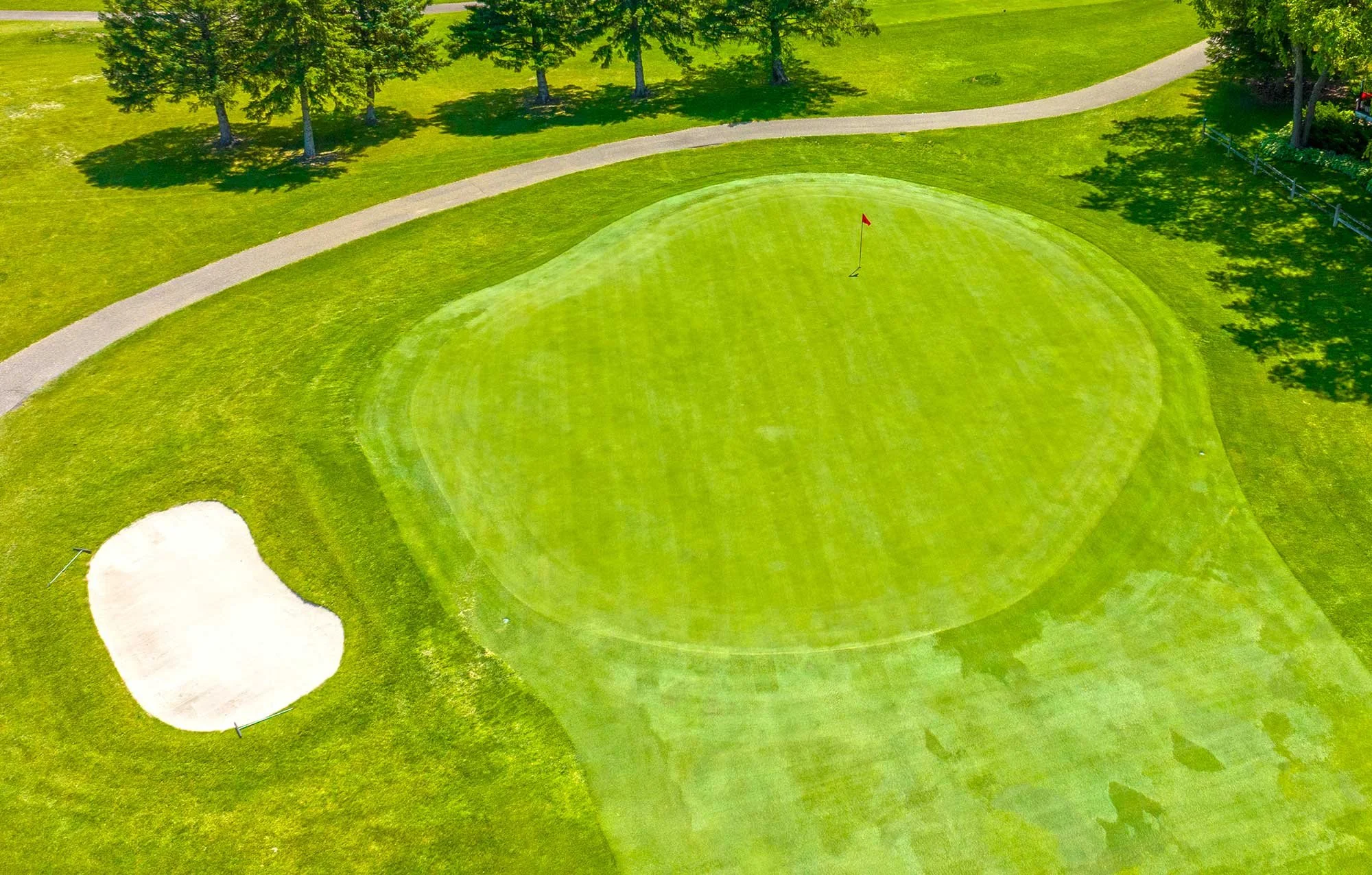 Deer Run Hole 17 Green