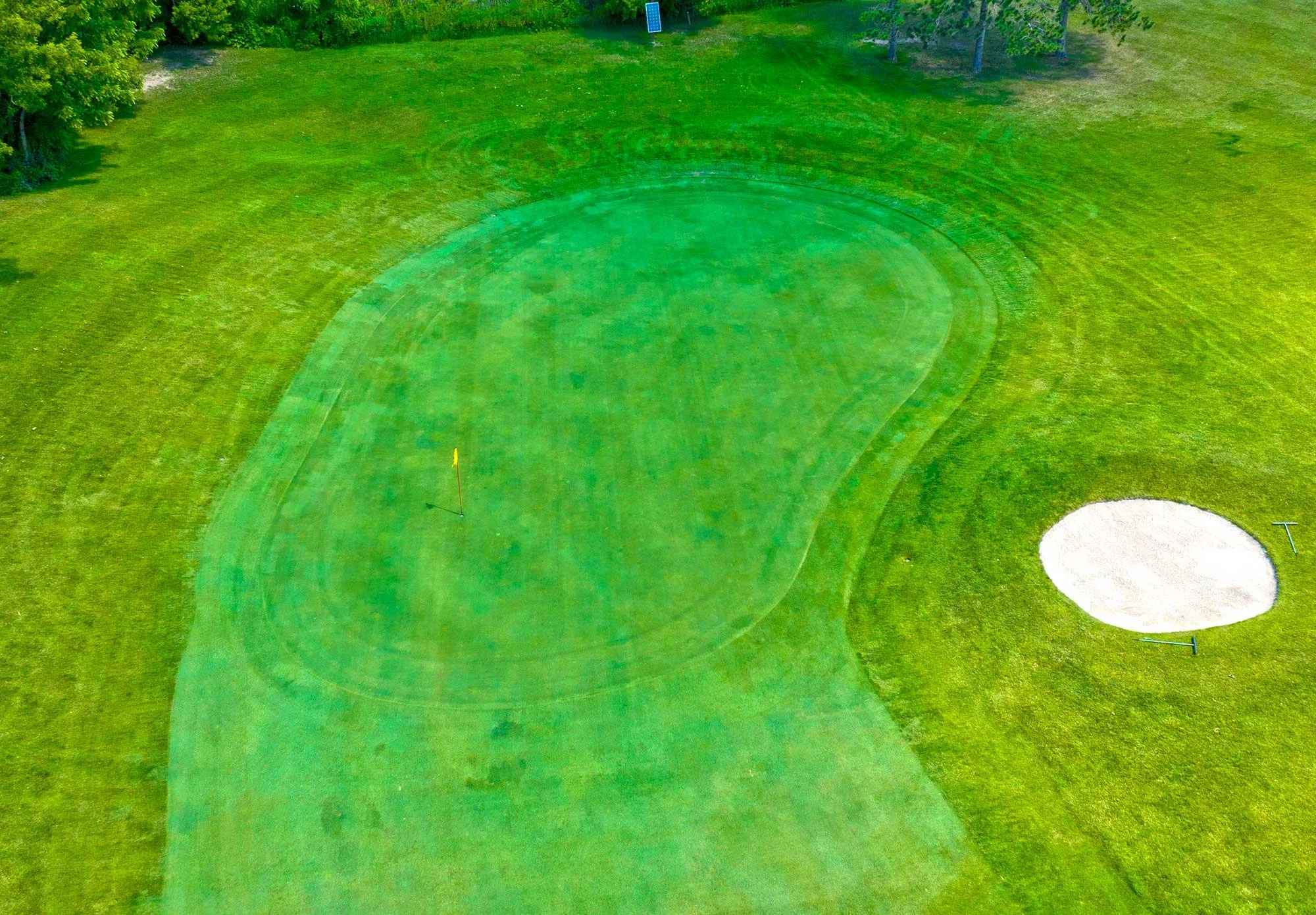 Deer Run Hole 6 Green
