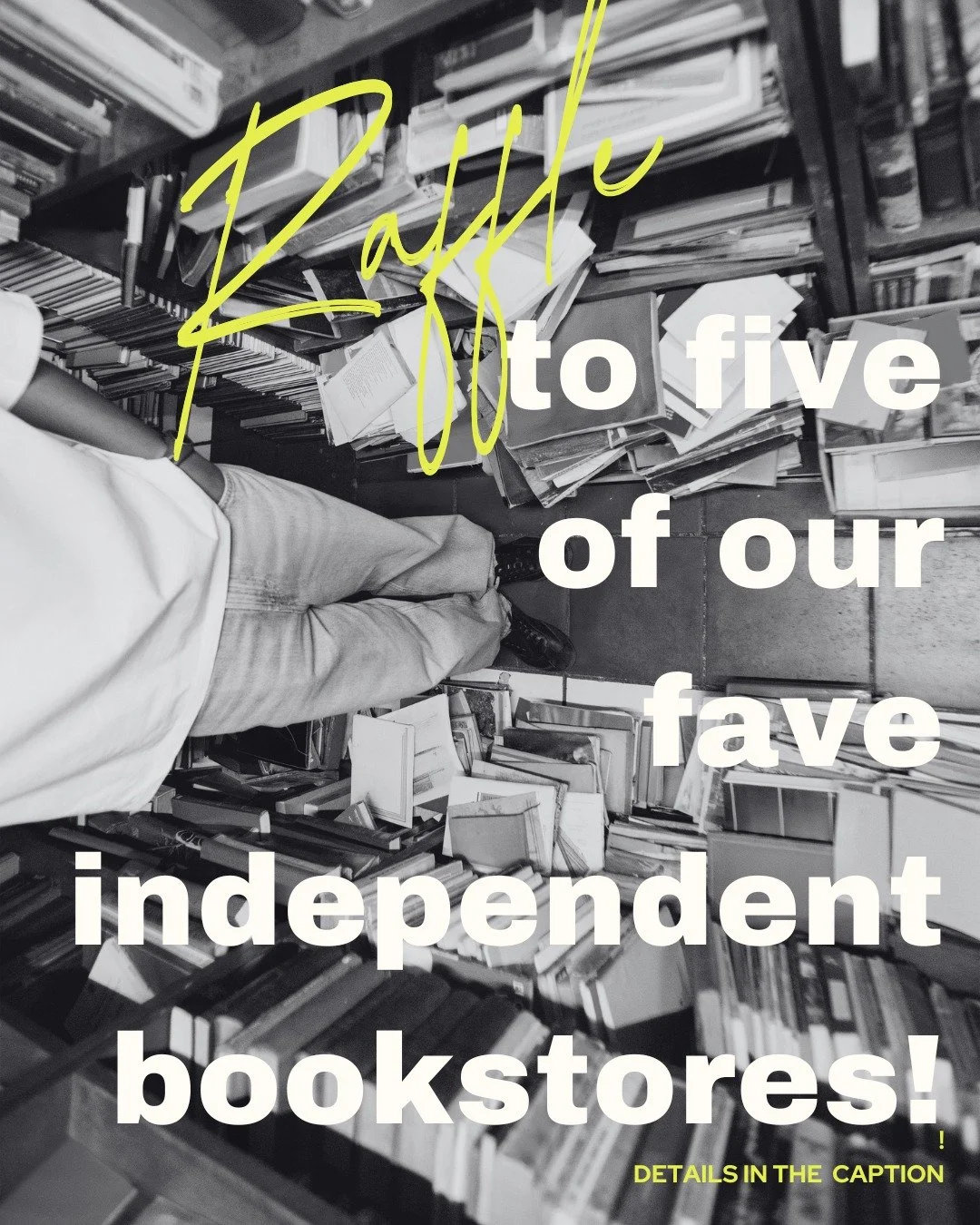 Friends we're still raffling off $250 worth of gift certificates to five of our favorite bookstores in the area! (In case you need some new reads for these cloudy days or the upcoming beach season). 😎

Tickets are $10 each, and we're only selling 50