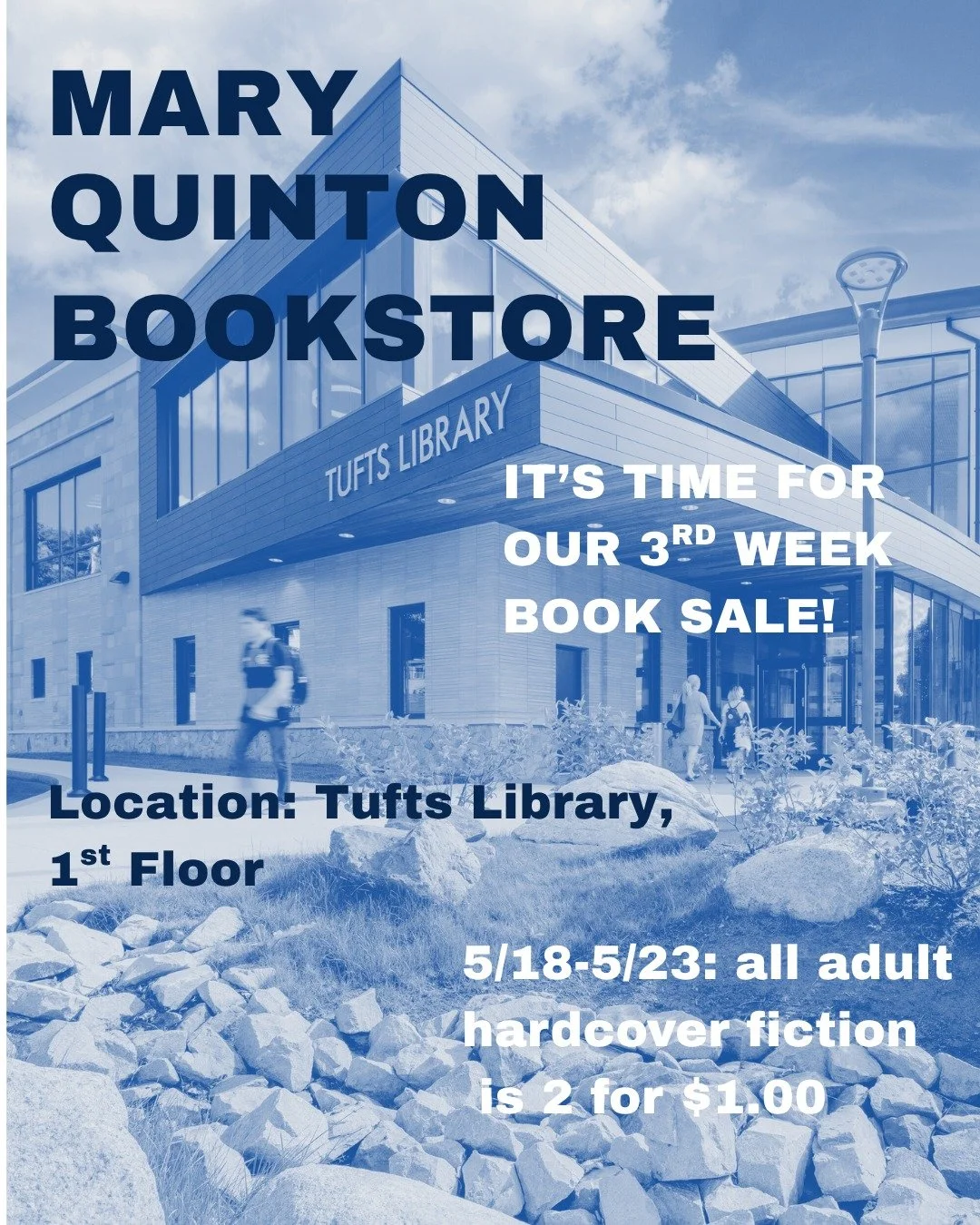 Friends, this week is our 3rd week book sale at the Mary Quinton Bookstore, and all adult hardcover books are on sale!

👋 We hope to see you this week and thanks for supporting us. Every bit helps us bring more free programs to the libraries!
.
.
.
