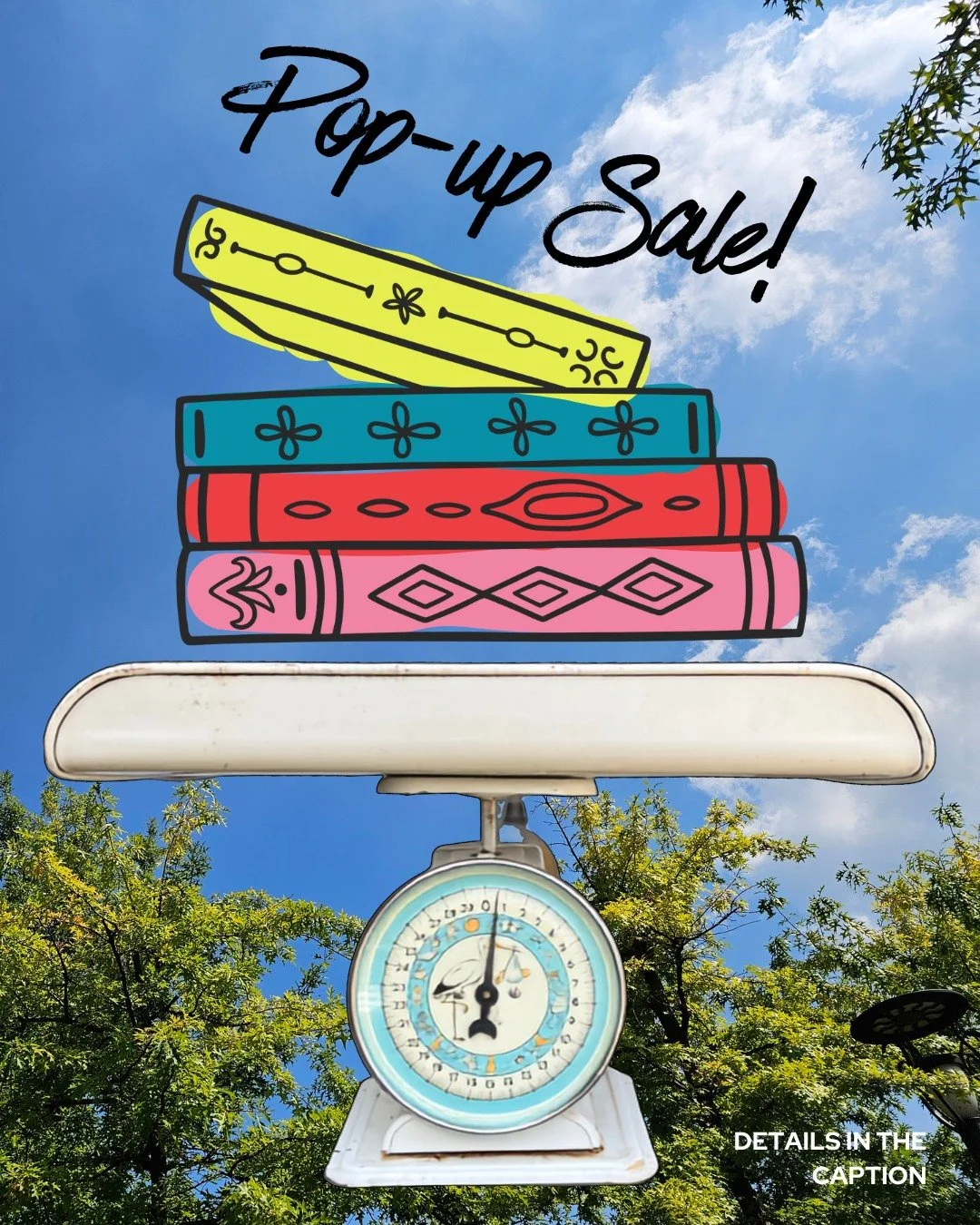 Friends, we still have so many books at the Mary Quinton Bookstore, so we're continuing our pop-up sale this week!  So, come by Tufts library, weigh your books, and pay $1 for every pound of books.  This sale is for adult books only and is a really f