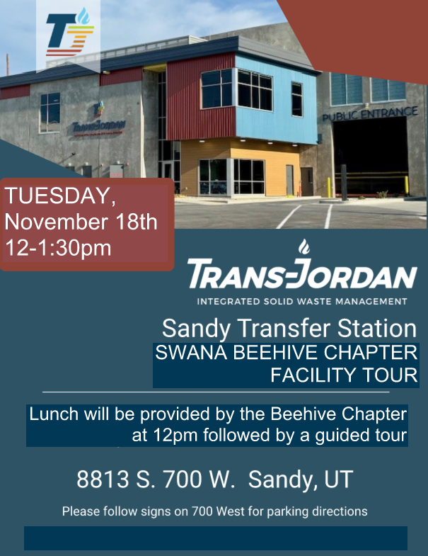 Tour of the New Trans-Jordan Transfer Station in Sandy, Utah