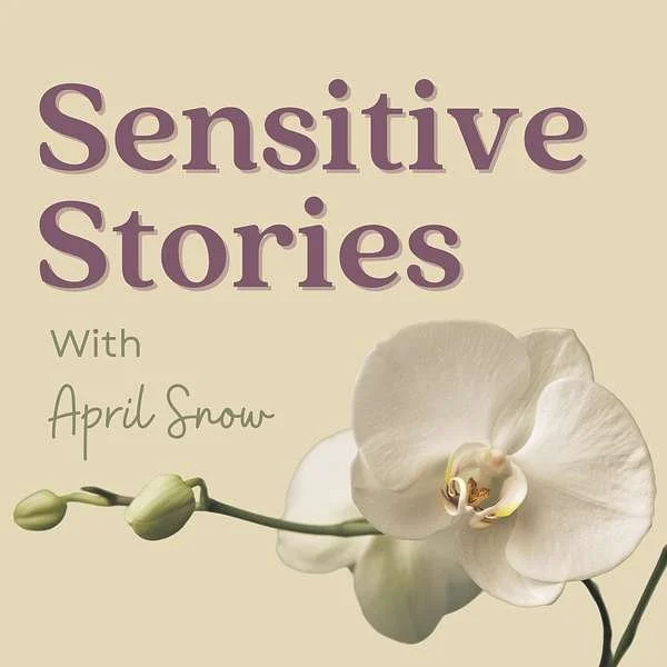 sensitive stories, podcast cover - interview with liz zhou, psychedelic integration therapist