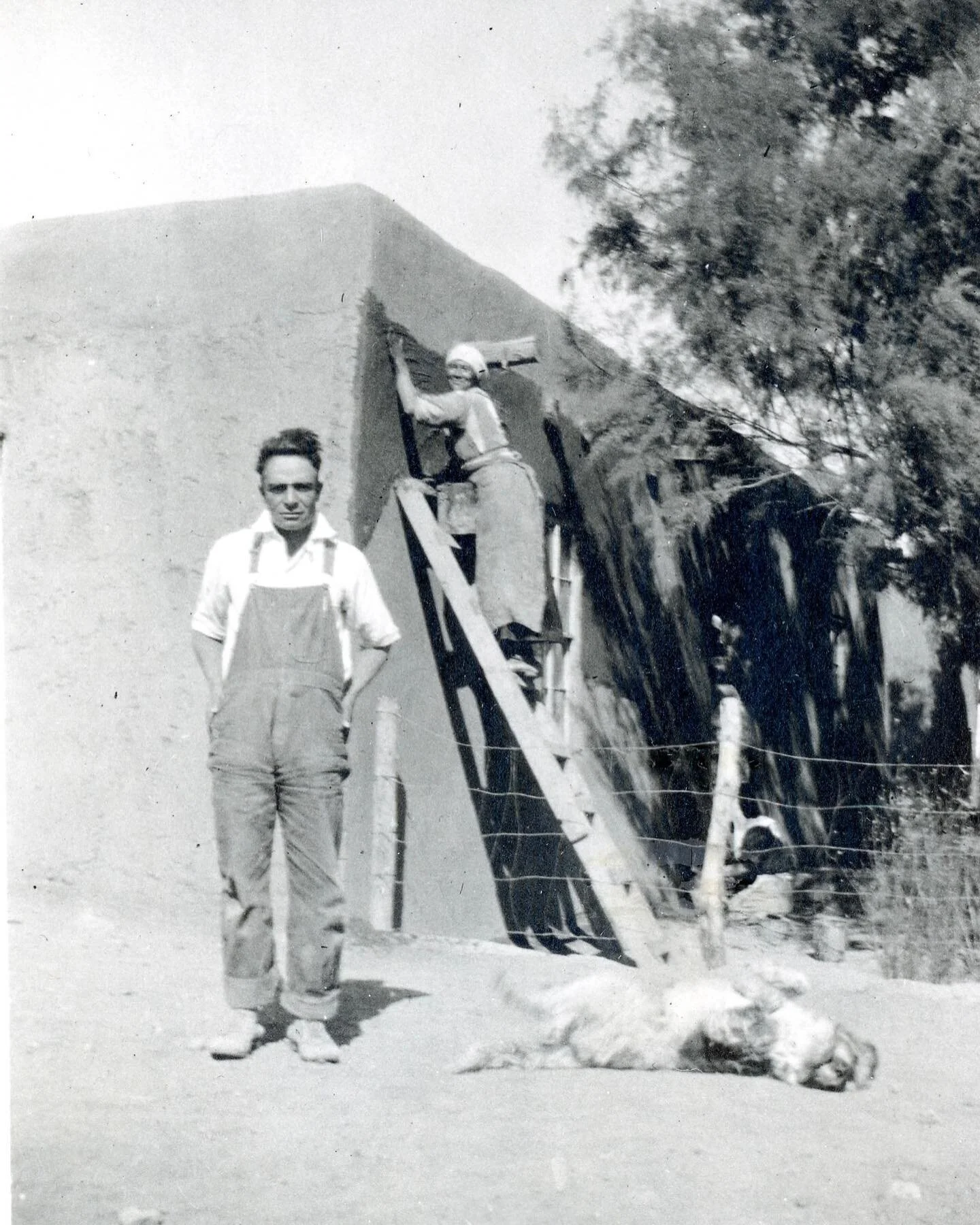 #newmexicotrue 

La Cienega, 1930&rsquo;s.  Photo likely taken by Leonora Curtin.  Courtesy of the Fenyes-Curtin-Paloheimo collections at the Acequia Madre House. 

#newmexicohistory #lacienega #santafe #historicphotography #historicarchitecture #new
