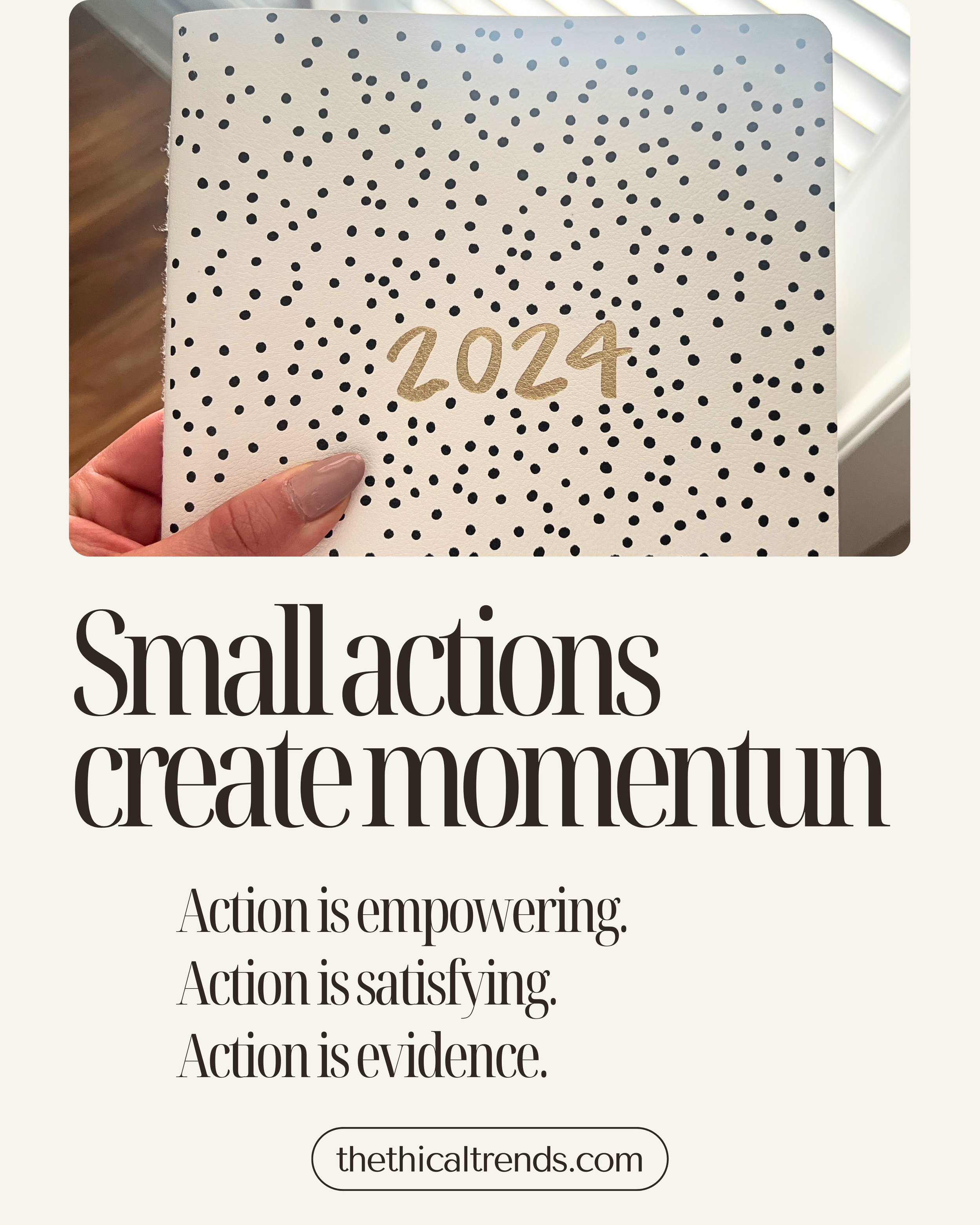 How to Use Momentum to Achieve Your Goals in 2024