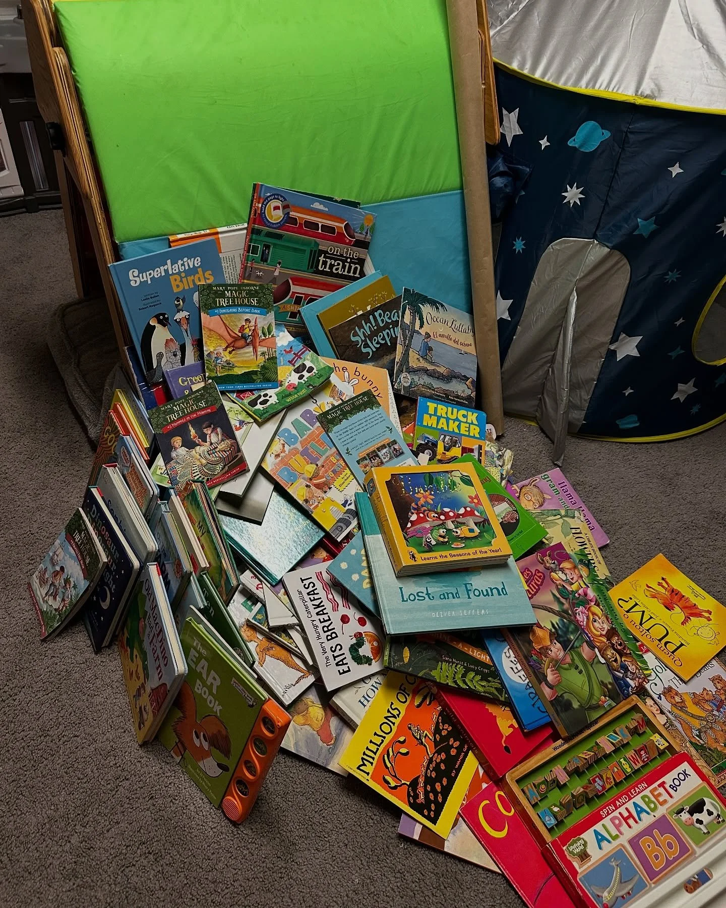 Last night&rsquo;s chaos turned into an amazing time for connection and joy for our entire family.

Our son decided to put on a book fair, inviting people to come and buy books. Who were those people, you ask? Us! 🤣 My husband, my parents, and I dre