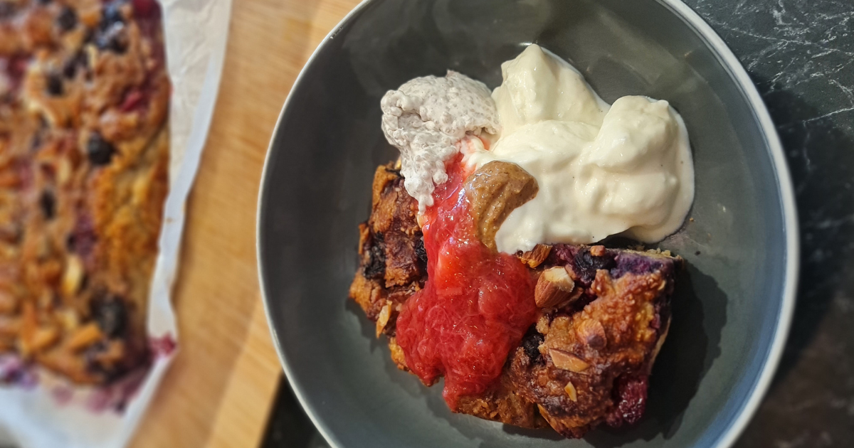 Vanilla Baked Protein Oats