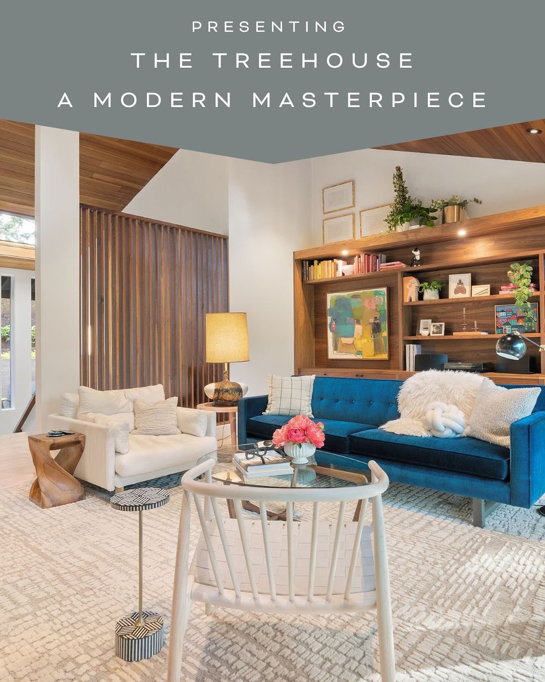 PRESENTING 

✨The Treehouse 🌲&ndash; A Modern Masterpiece

6422 SW Burlingame PL

5 🛏️ 
3 🛁 
office 💻
workshop 🛠️ 
2 car garage 🚙 🚗 
3431 sq ft
$1.2mm

Warm materials, rich modern design, and exceptional craftsmanship have brought new life to 