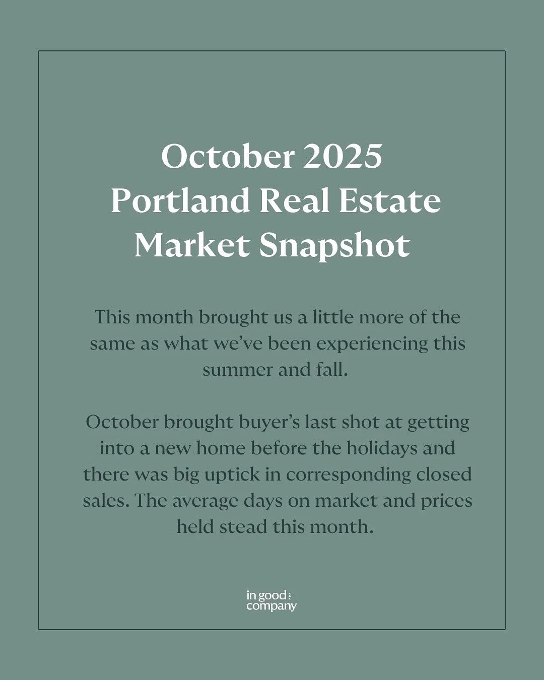 There has been enough drama in the world lately so, it&rsquo;s refreshing to see that the residential real estate world was relatively chill last month.
