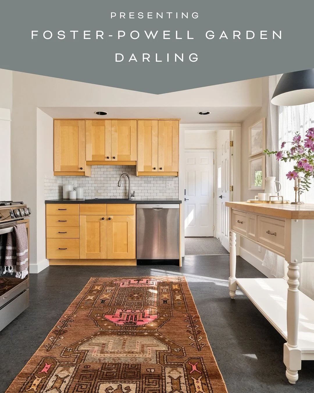 ~ Just Listed : Foster-Powell Garden 🌻 Darling ~

This 1905 farmhouse is equal parts charm, comfort, and character&mdash;reinvented in the 2010s with all the right updates while holding tight to its vintage soul.

Start with the wide front porch, ba