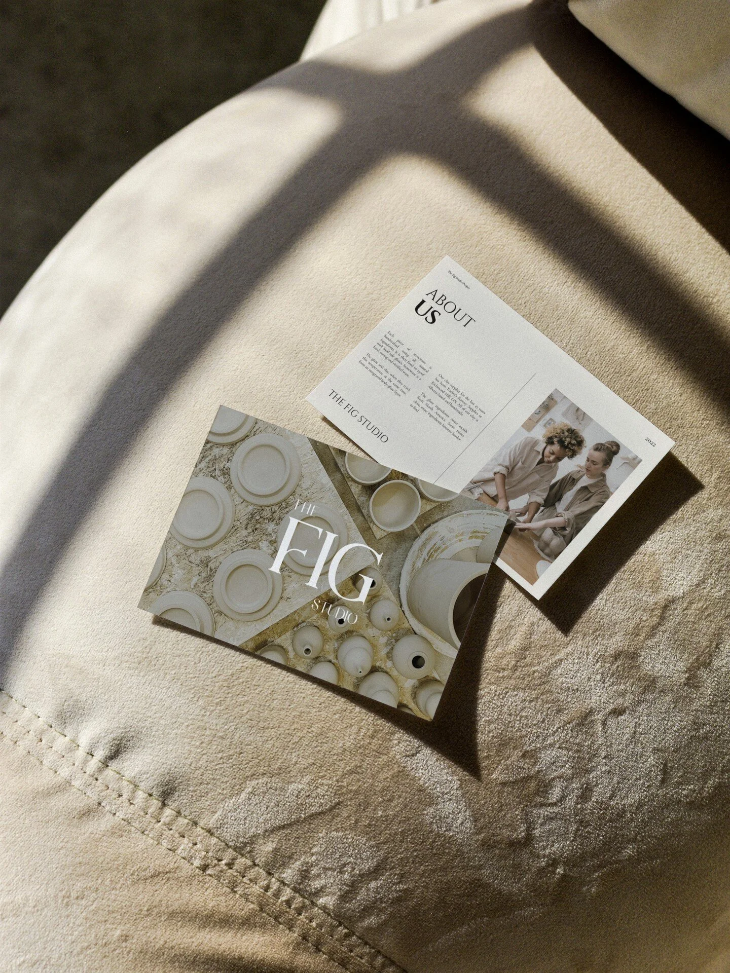 Custom made postcards for The Fig Studio. 🤭