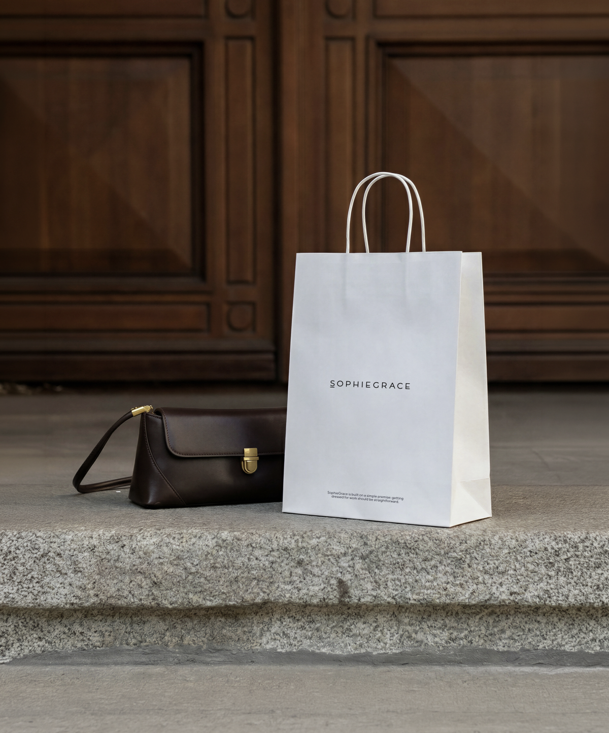 Commercial product photography featuring premium retail packaging for fashion and lifestyle brands, created for ecommerce websites and social media marketing.