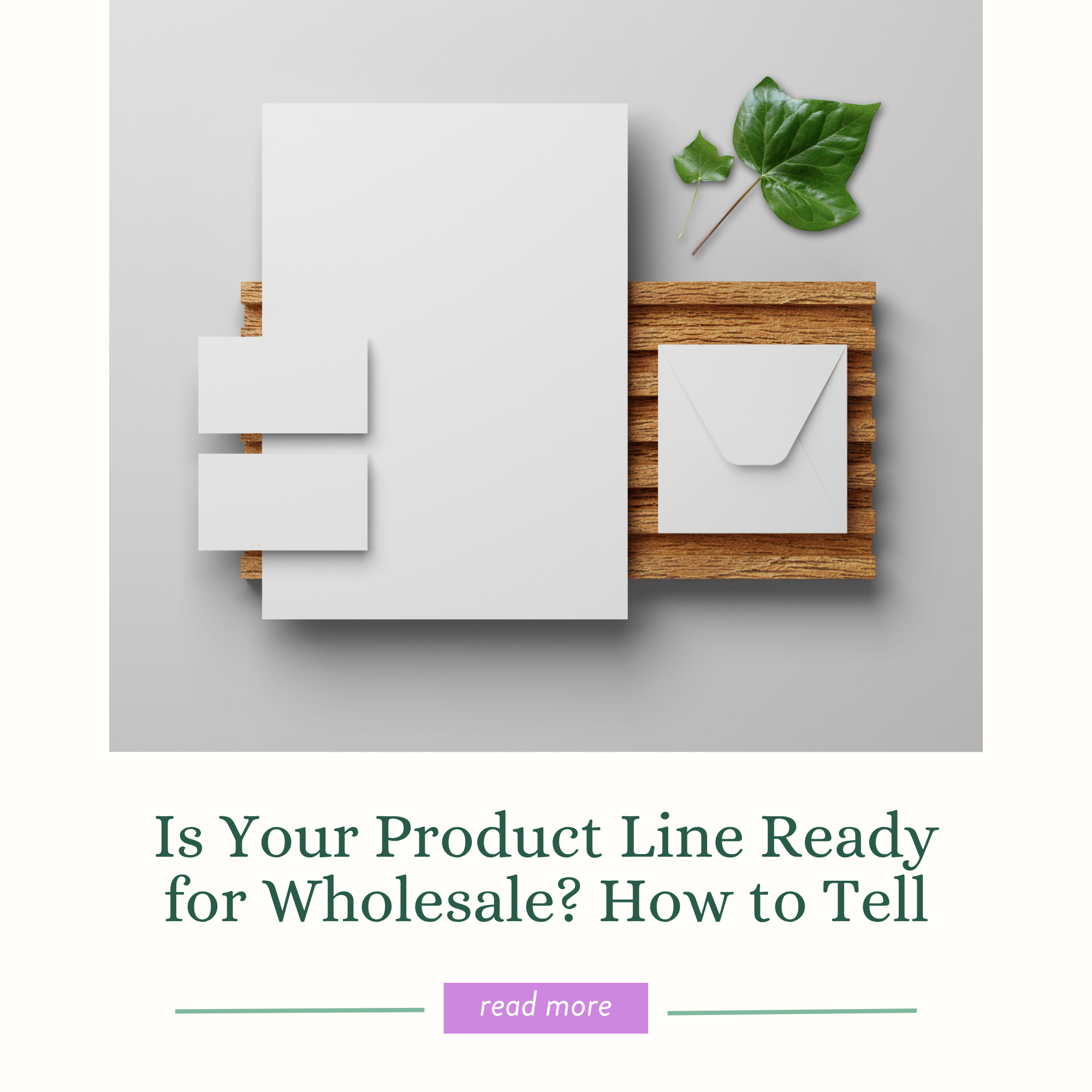 Is Your Product Line Ready for Wholesale? How to Tell