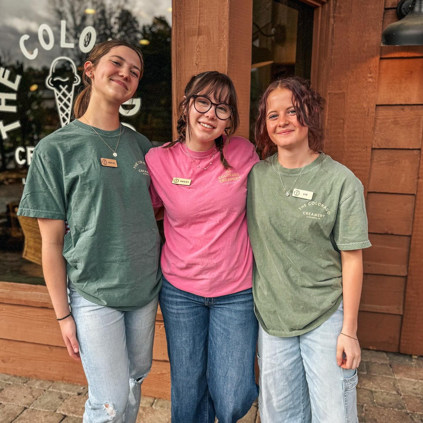 We have some new faces here at The Colorado Creamery! 🍦 Our sweet summer crew is quickly learning the ropes so they can serve y&rsquo;all all summer long! 🌞