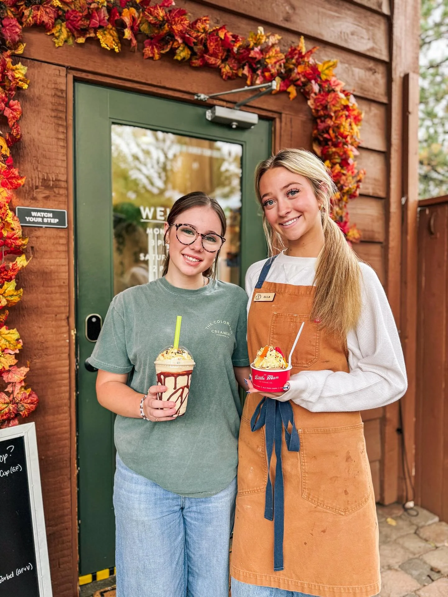 Fall toppings have made it to the shop! Enjoy Pumpkin Spice Whipped Cream, festive sprinkles, and gummy worms - while supplies last! 🎃