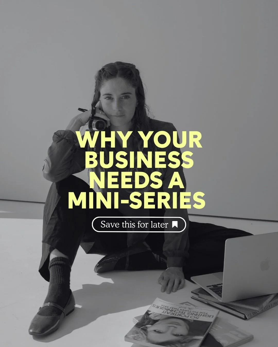 Stop scrolling, just for a second. Thanks ☺️ 

Our attention spans are shorter than ever before, which is exactly why you need to be repeatable, memorable and instantly recognisable with your content. 

A mini-series builds trust, it becomes a piece 