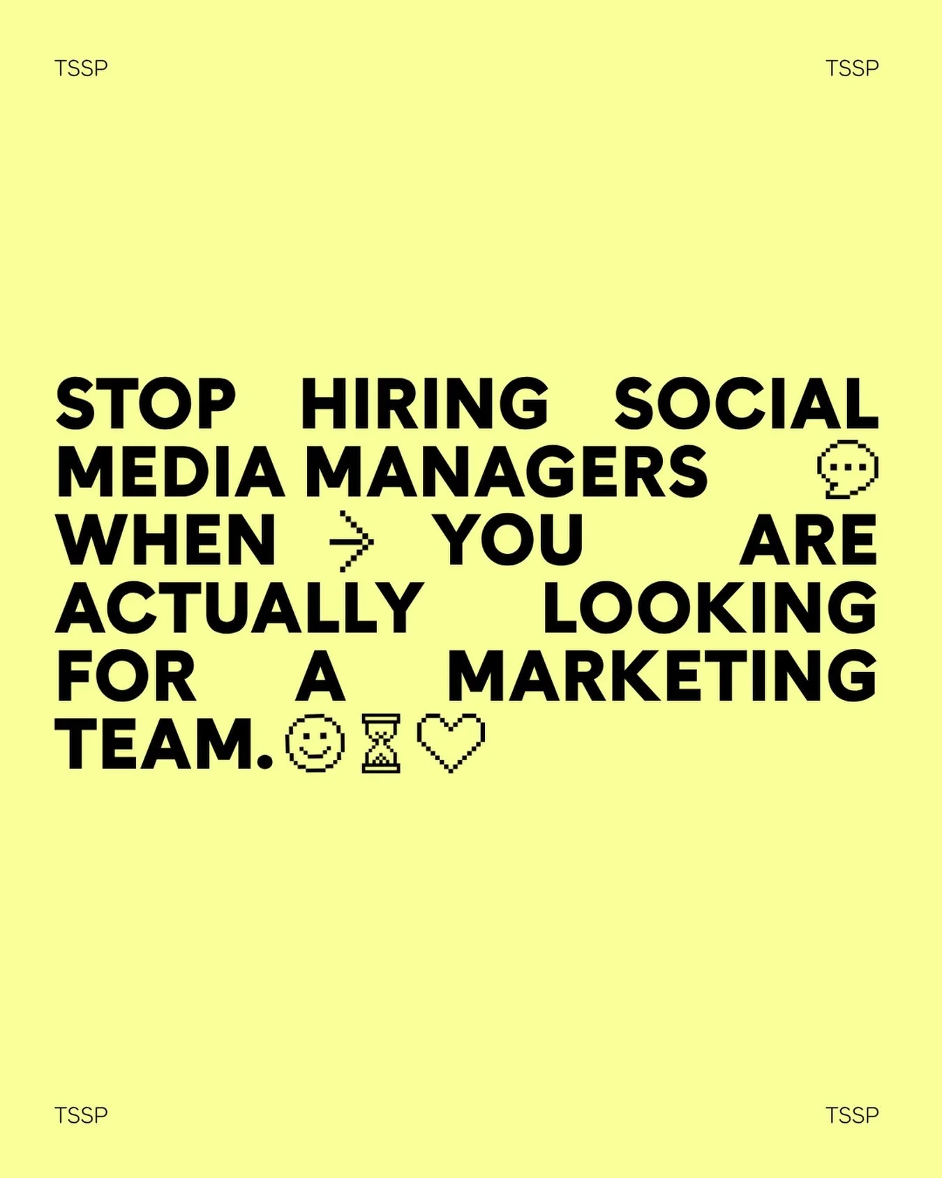 You don&rsquo;t need someone to &ldquo;just post&rdquo;. You need people who understand the bigger picture. Too many businesses hire a Social Media Manager when what they actually need is a marketing team. 🩵

Here&rsquo;s the thing, a Social Media M