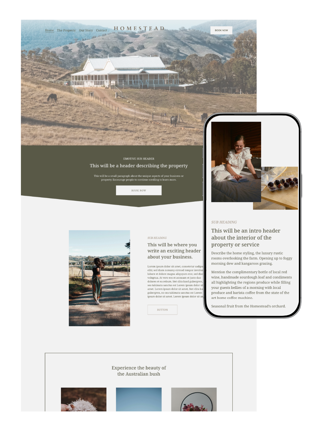 Homestead | Squarespace 7.1 Fluid Engine Template