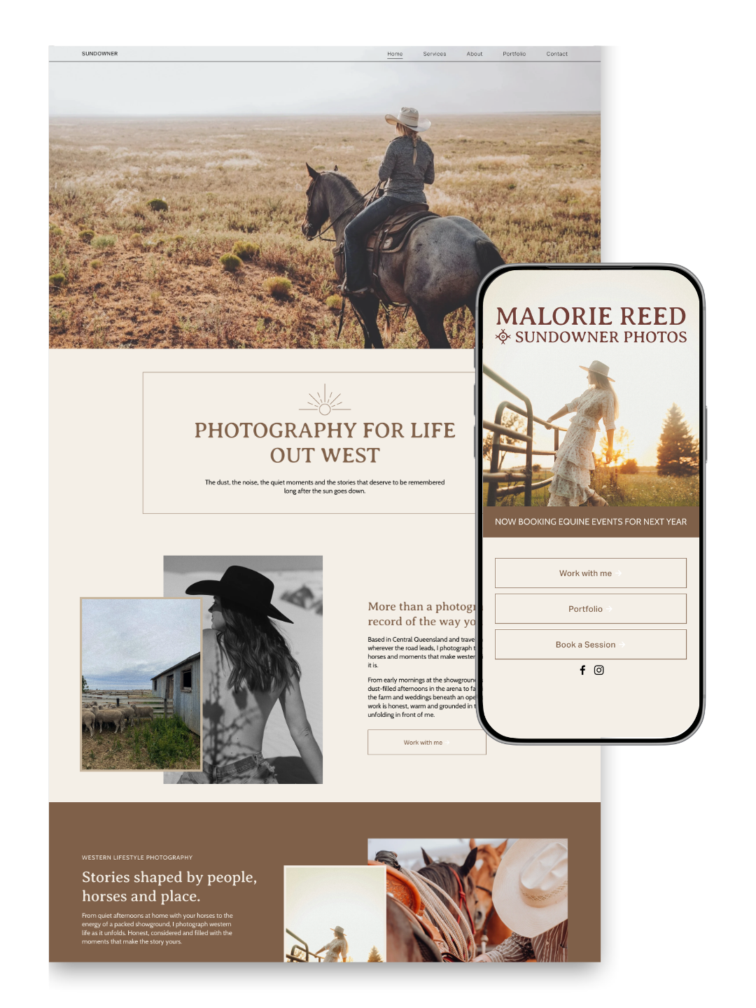 Sundowner | Squarespace 7.1 Fluid Engine Template