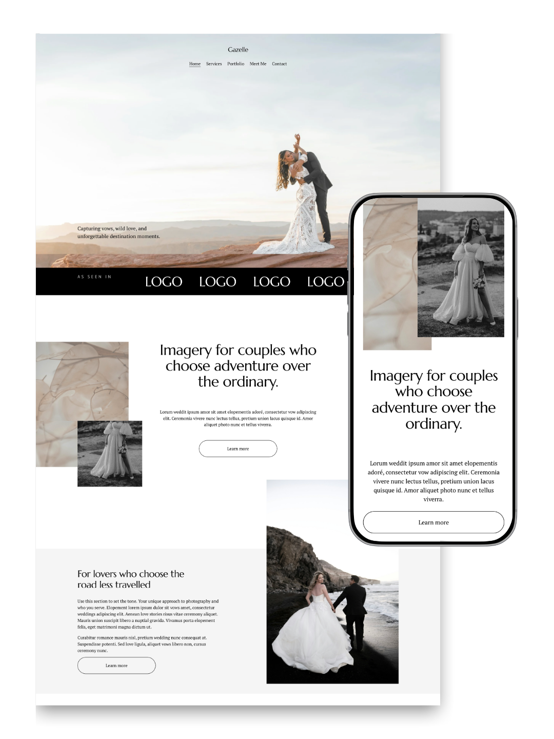 Gazelle | Squarespace 7.1 Fluid Engine Template