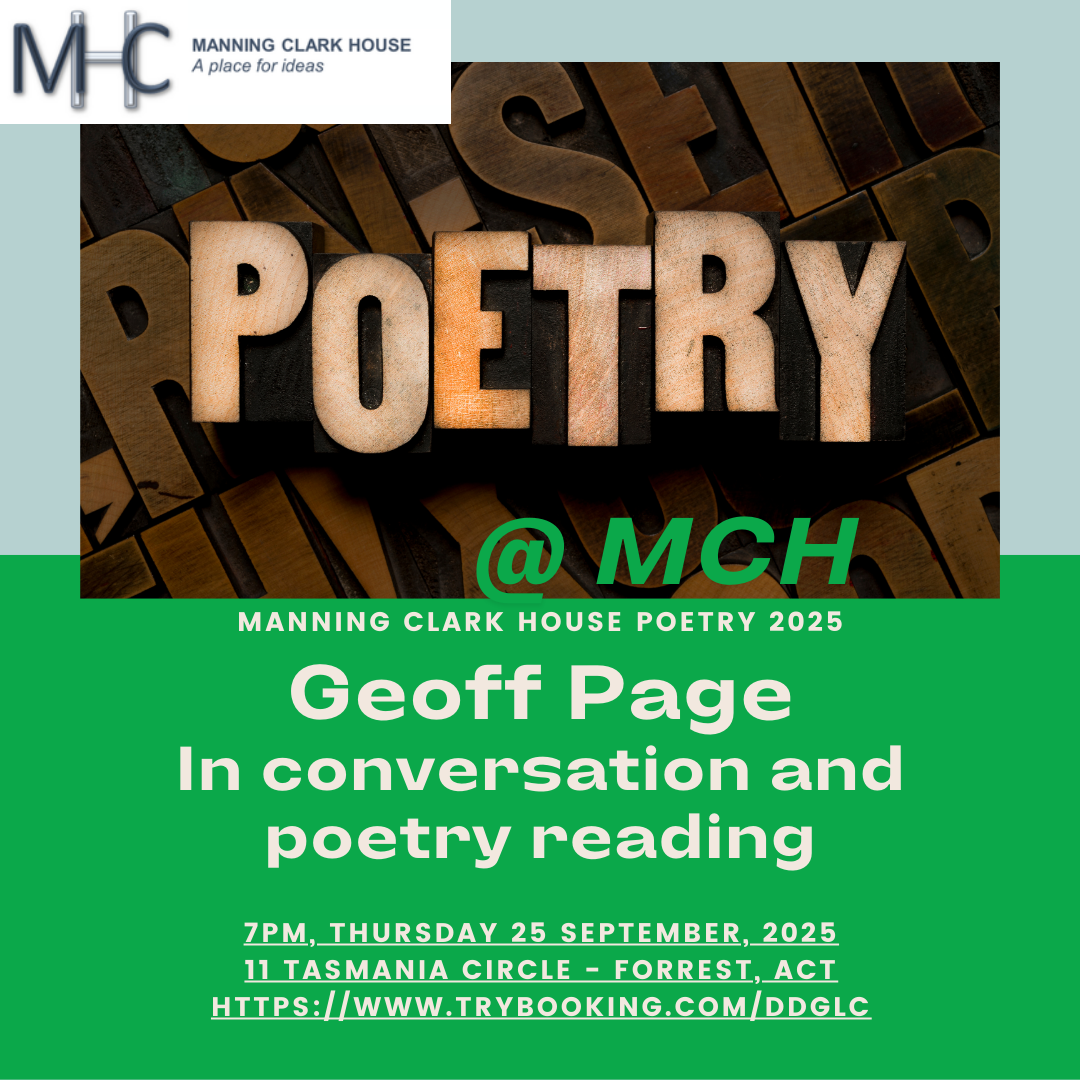 Geoff Page - Poetry Reading and in conversation with Luciana Todd