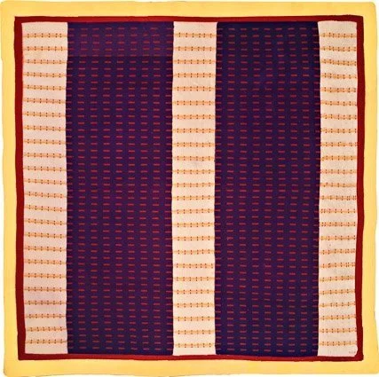 untitled , knitted wool, 84" x 82," c 1976-7