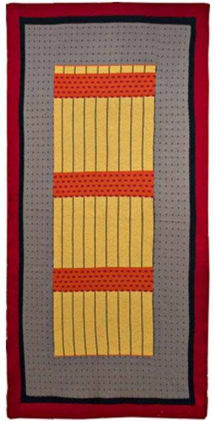 untitled , knitted Wool, 100" x 46,' c 1976-7