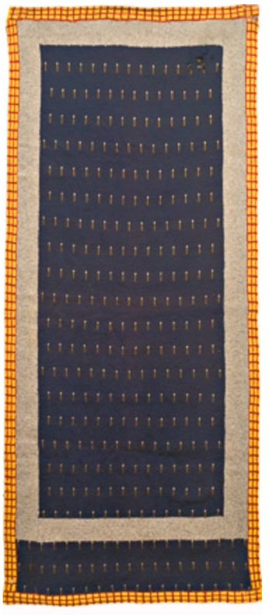 untitled , knitted Wool 69" x 30.75," c 1978, 