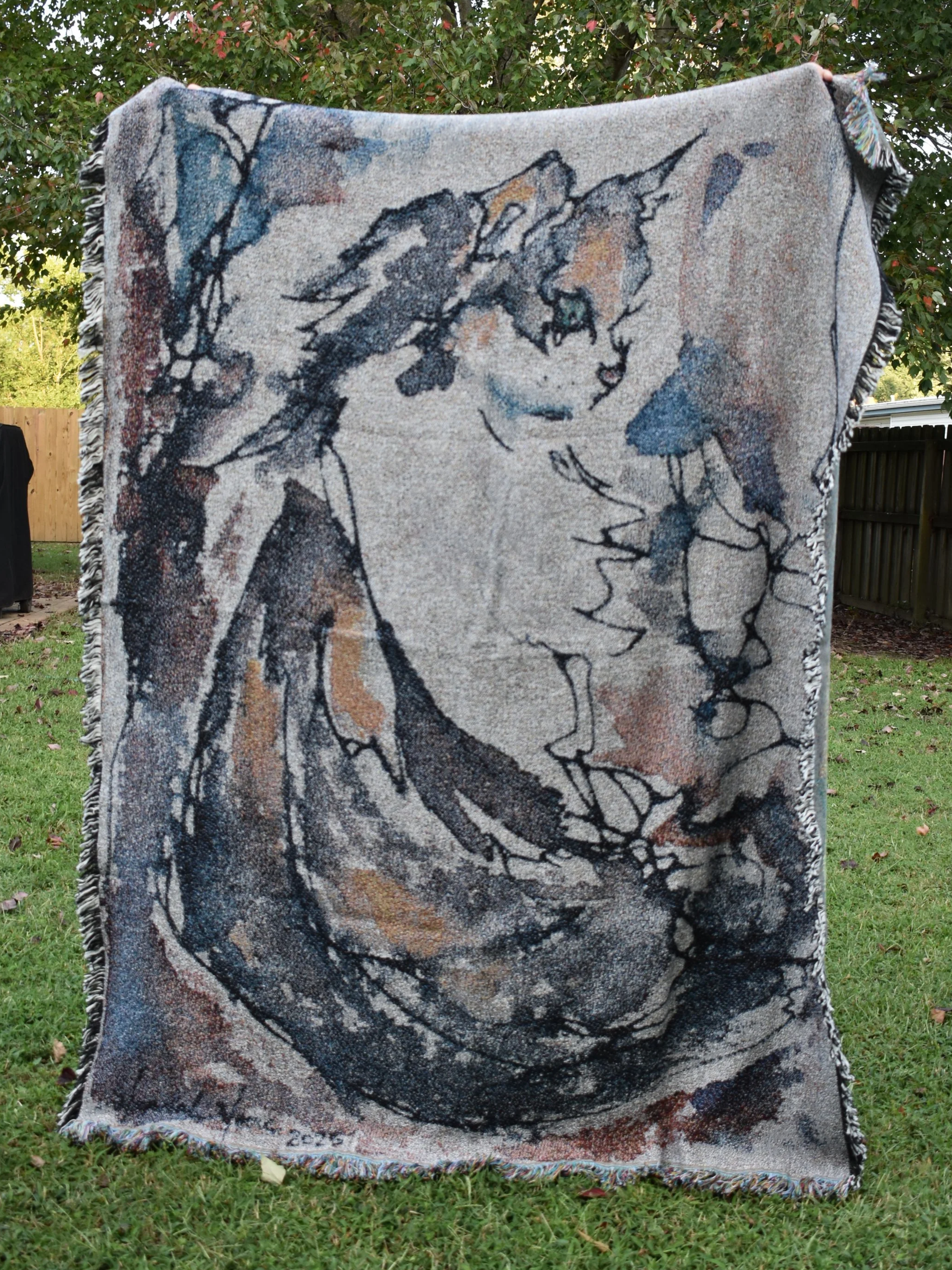 "Neuro Kitty Cat" Tapestry