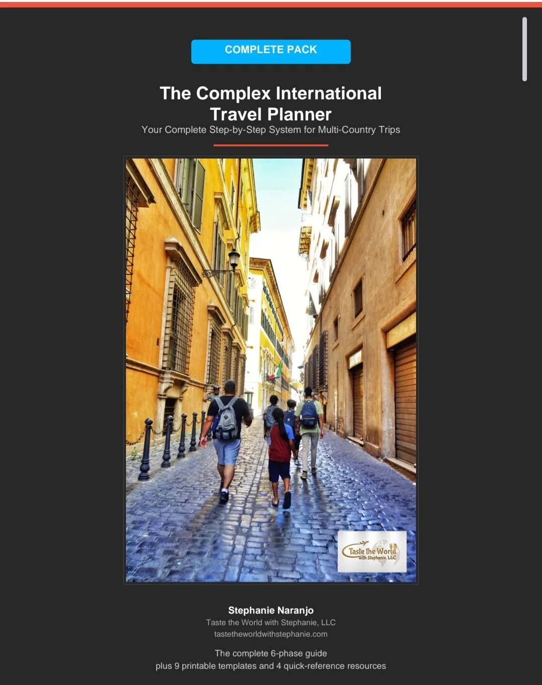 The Complex International Travel Planner: Complete Pack