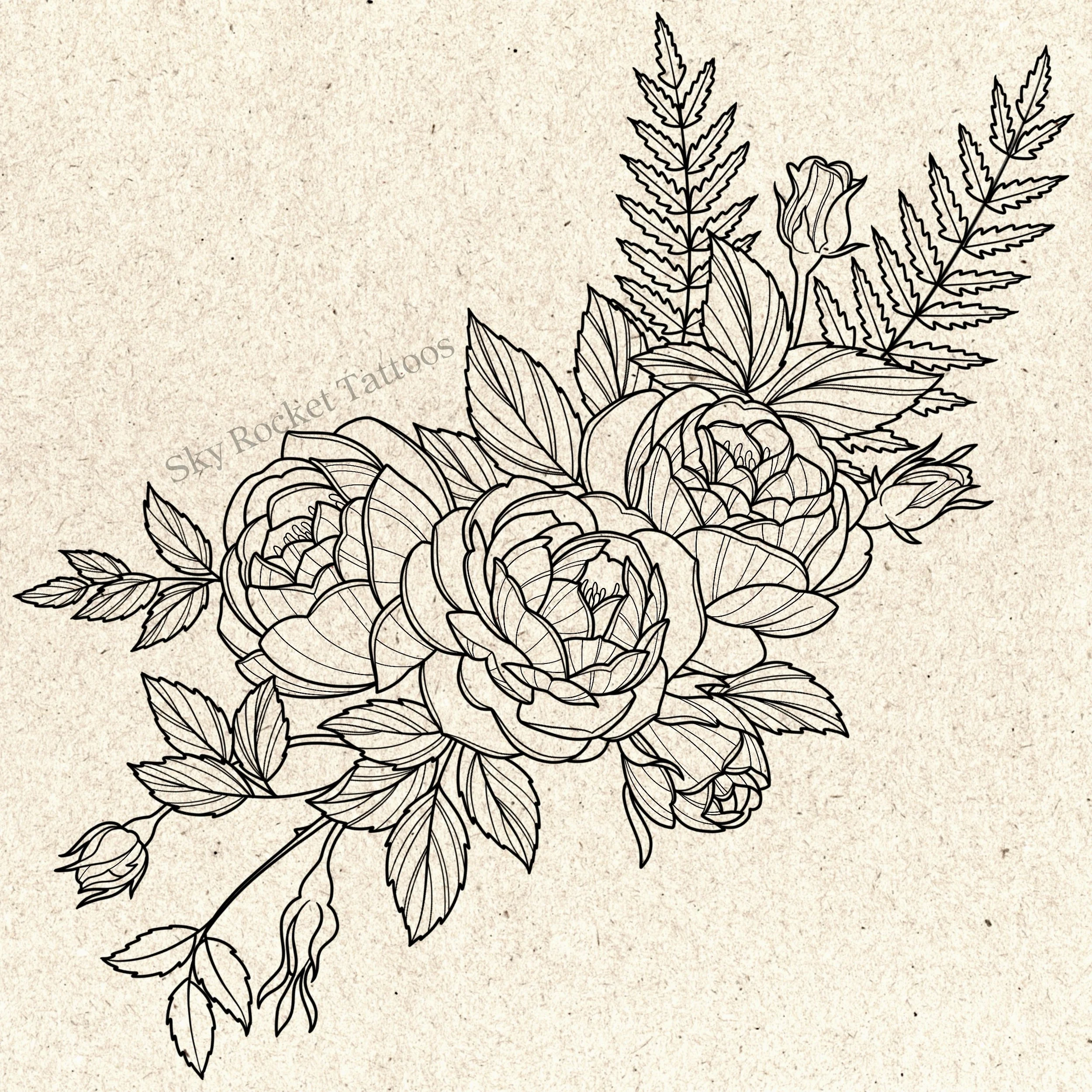 Three Rose Bouquet