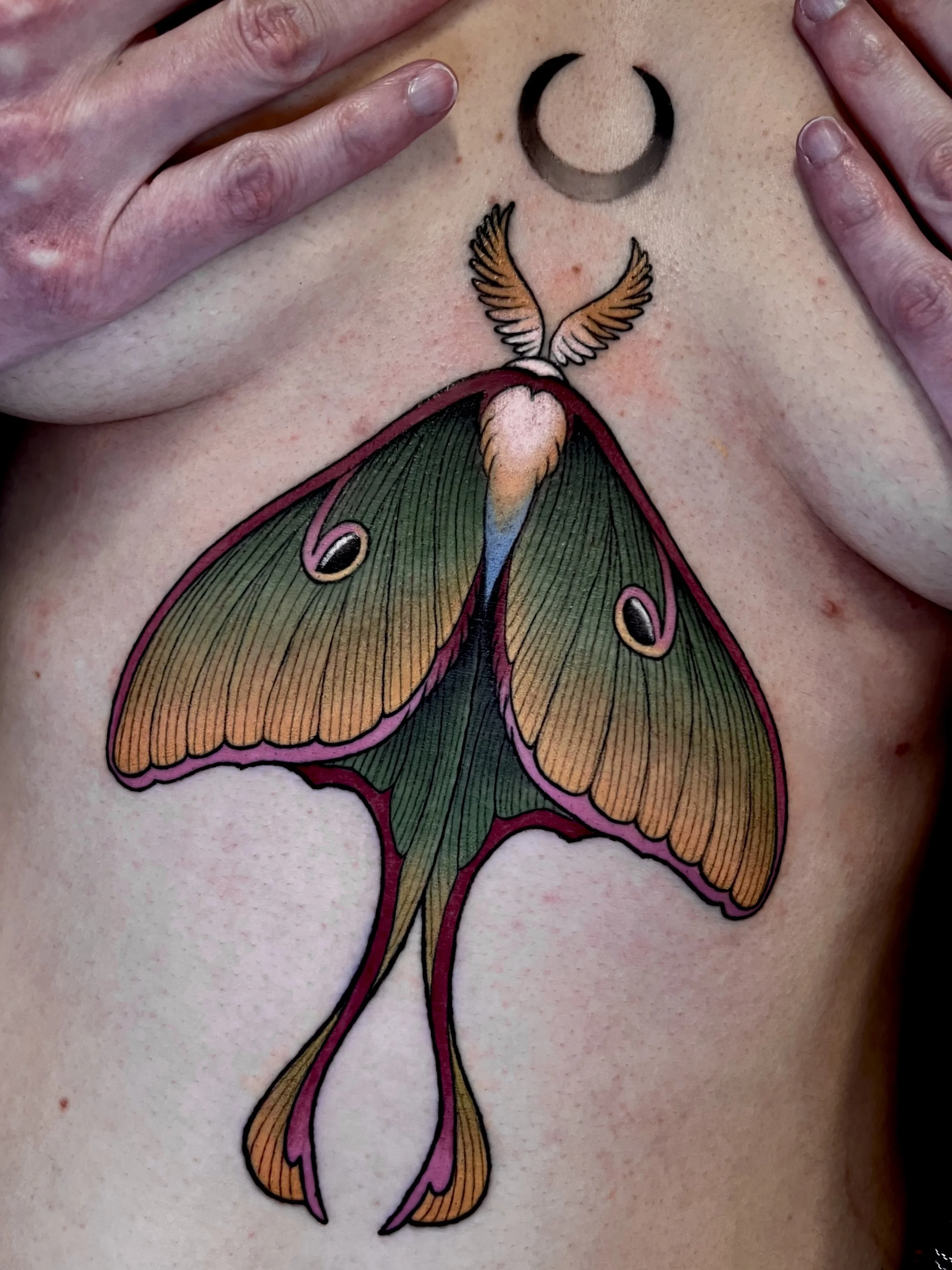 Custom luna moth
