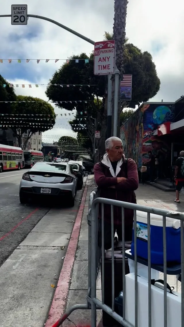 This morning, City workers arrived on 24th and Mission with 6 sheriff deputies to remove every food vendor on Mission Street. This city employee is heard telling one of the organized vendors that if they don’t leave they will throw their items