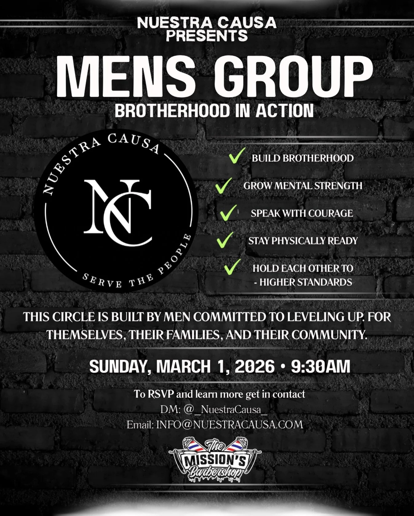 There is power when men strive to grow. When they sit in a room and tell the truth.

Rooted in the teachings and traditions handed down by elders and through the Compadres Network, NC Men&rsquo;s Groups carry forward a model of brotherhood, accountab