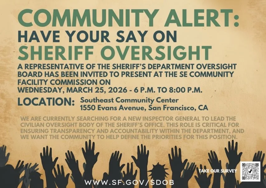 🚨 COMMUNITY ALERT: SHERIFF OVERSIGHT 🚨

This Wednesday, the community has a chance to speak directly on what real accountability should look like.

The City is searching for a new Inspector General, the person responsible for overseeing the Sheriff