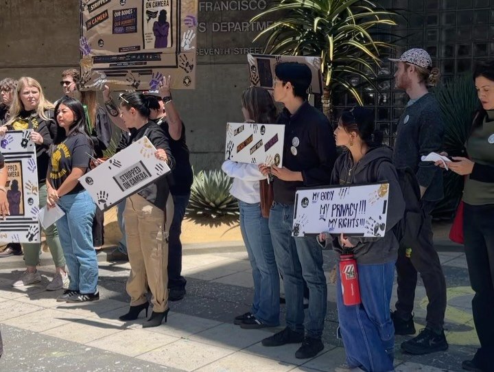 Today, members of Nuestra Causa stood in solidarity outside San Francisco County Jail alongside survivors, formerly incarcerated people, advocates, attorneys, and community organizations marking one year since the unlawful mass strip search carried o