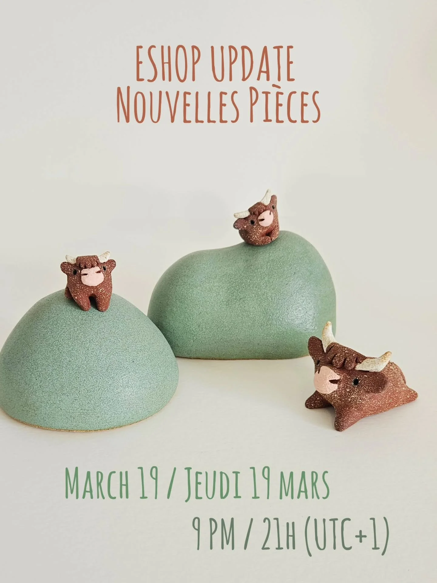 Tadaaamm, le r&eacute;assort du mois de Mars arrive la semaine prochaine !

Au menu, du cru pas encore cuit mais qui sera cuit &agrave; temps, qui aurait cru ? 😂

Aujourd'hui, j'&eacute;maille, je finis, et bient&ocirc;t je cuis. Ce sera pr&ecirc;t 
