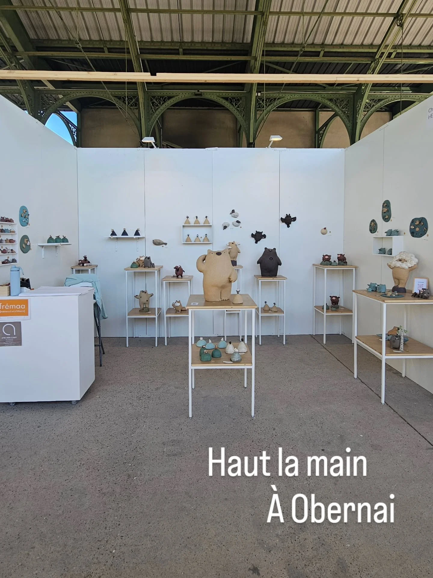 De vendredi 22
Jusqu'&agrave; lundi soir,
Je serai,
Avec mes animaux,
A Obernai.

Venez venez !

Expo @fremaa 

#ceramic #ceramique #obernai #fremaa