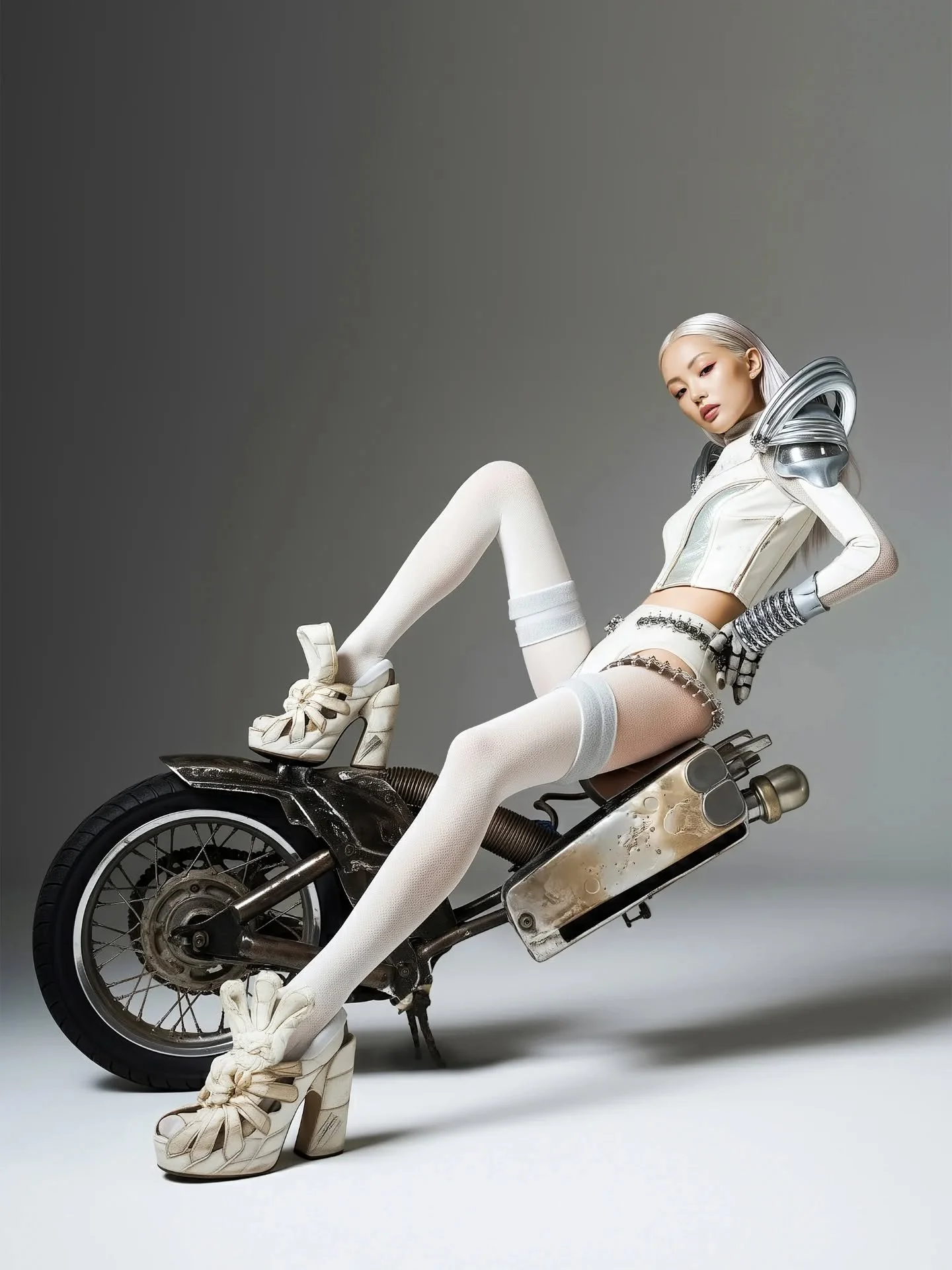 Raw primal energy.
A restless feline.

[ _xryo ] feat. model @xia.iseri 
Wired couture, minted.
Only on next-gen digital fashion platform @the_syky 💎

Created by [ze Luna].
Art x Fashion x Tech
www.zeluna.xyz