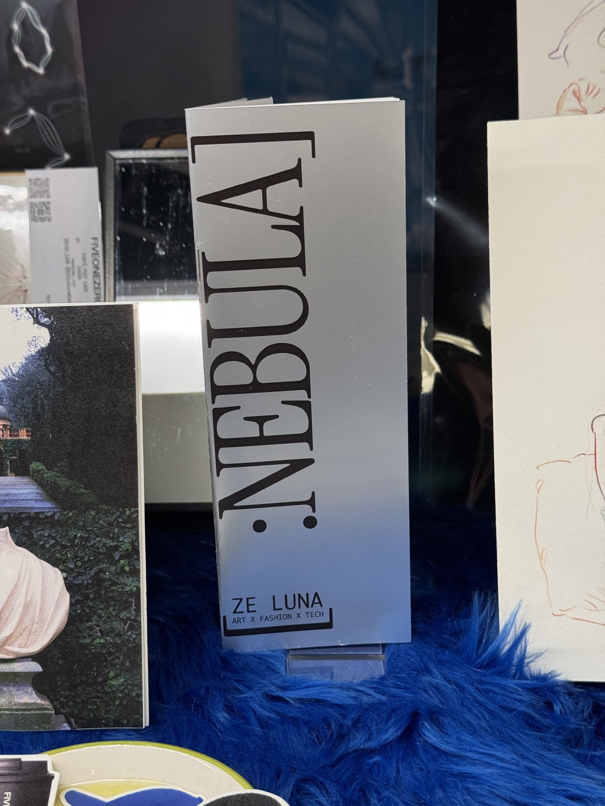[:NEBULA] is an editorial zine made in collaboration with designer Eason Wu. It features [ze Luna]'s curated list of selected works from the latest [Offworld 2.0] collection that features new narratives through the lens of future fashion.