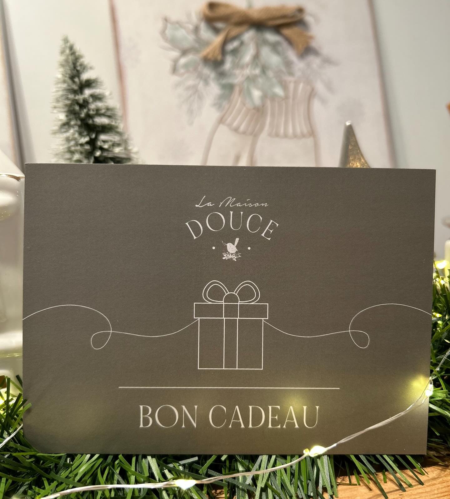 🎁 Un bon cadeau, &ccedil;a fait toujours plaisir ! 
Offrez &agrave; vos proches un moment gourmand &agrave; 
La Maison Douce.
Petit-d&eacute;jeuner, lunch, brunch ou go&ucirc;ter&hellip; il y en a pour toutes les envies ! 
Une jolie attention &agrav